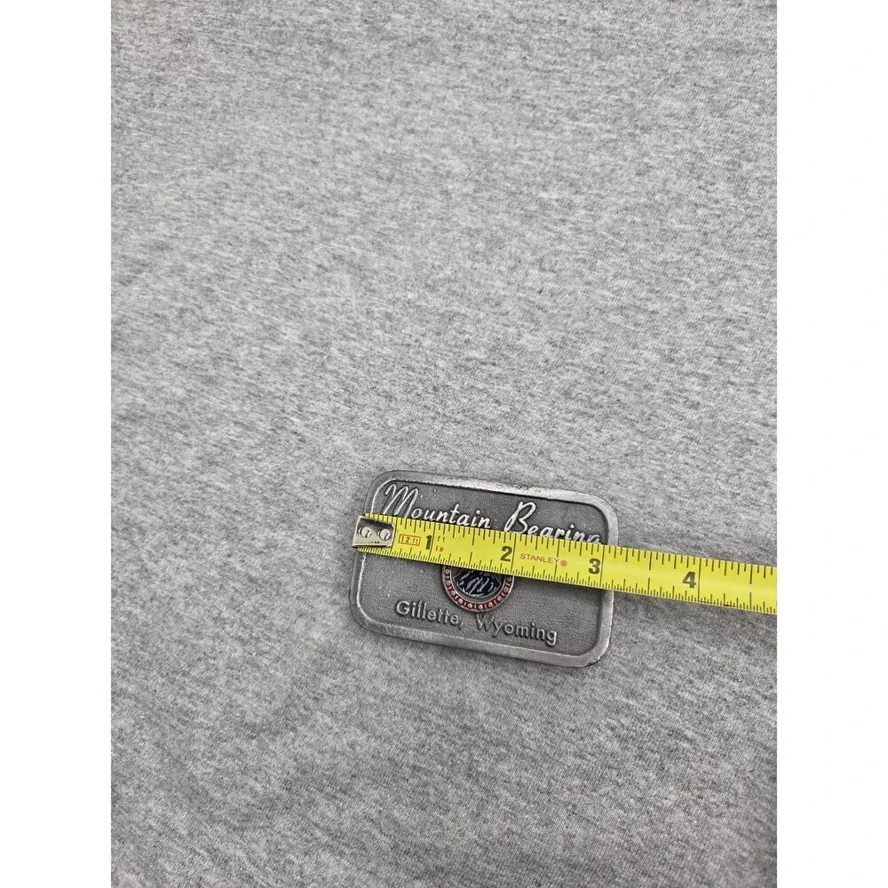 Mountain Bearing Gillette Wyoming Heavy Metal Belt Buckle